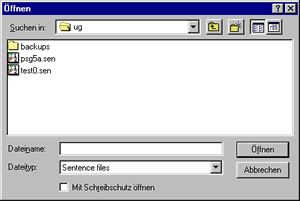 Sentence files