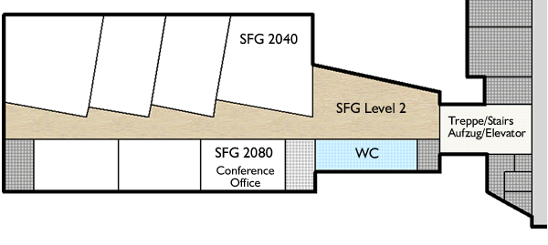SFG lecture hall and conference offfice